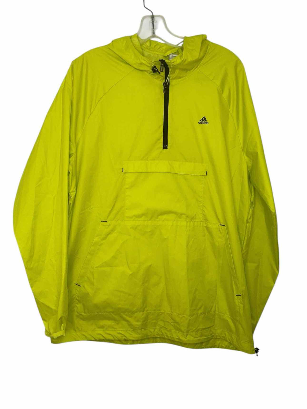 Adidas Size M Neon Yellow Pre-Owned Pullover- Ladies