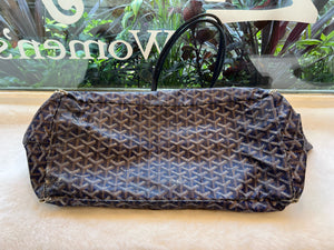 Goyard Size GM Navy Print Pre-Owned Purse- Ladies