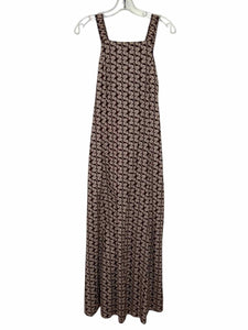 Massimo Dutti Size 2 Brown Print Pre-Owned Dress- Ladies