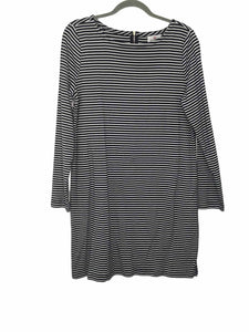 Vineyard Vines Size Large Navy Stripe Pre-Owned Dress- Ladies