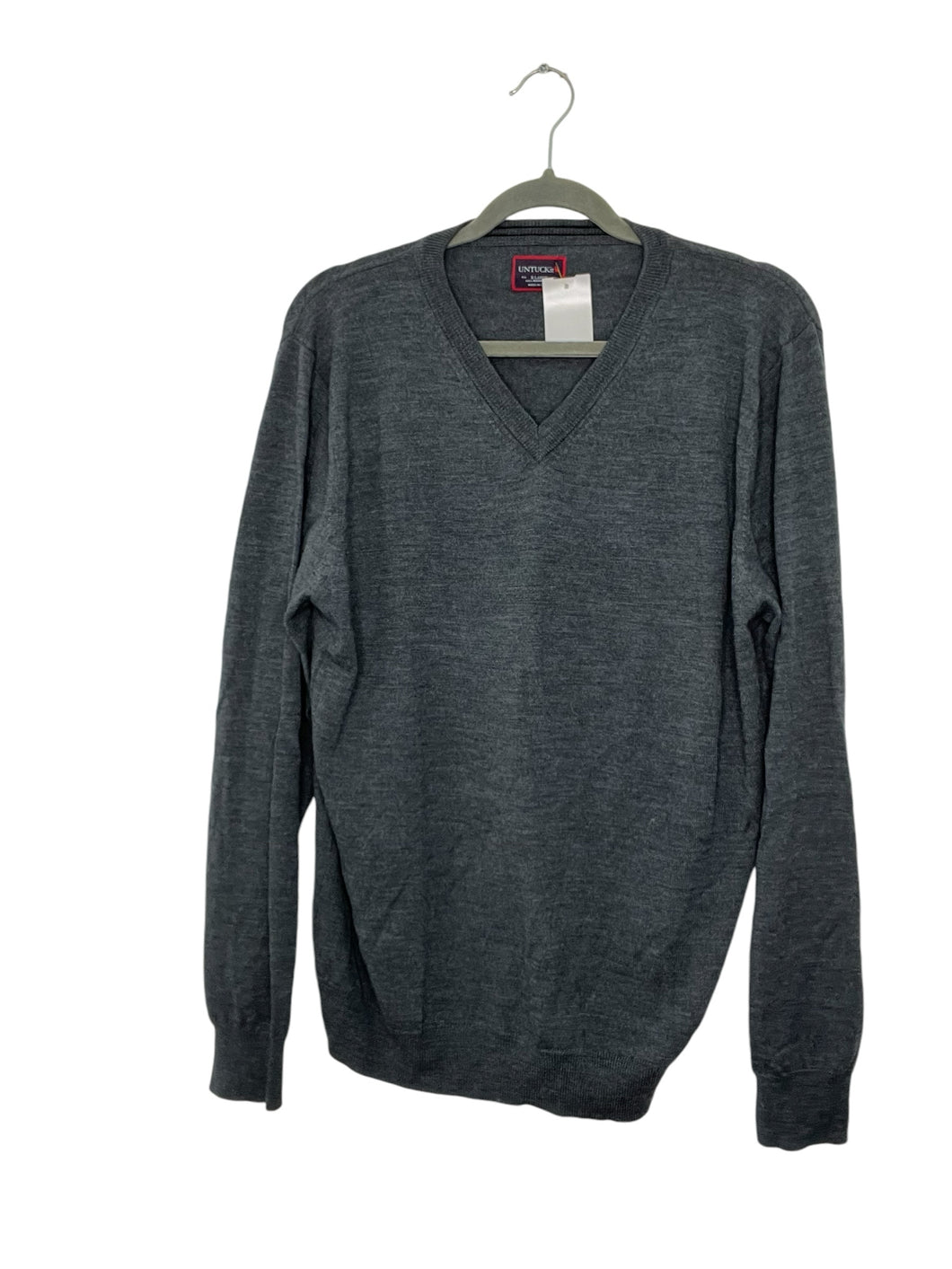 Untuckit Size XL Grey Pre-Owned Sweater- Mens