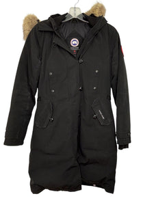 Canada Goose Size X- Small Black Pre-Owned Coat- Ladies