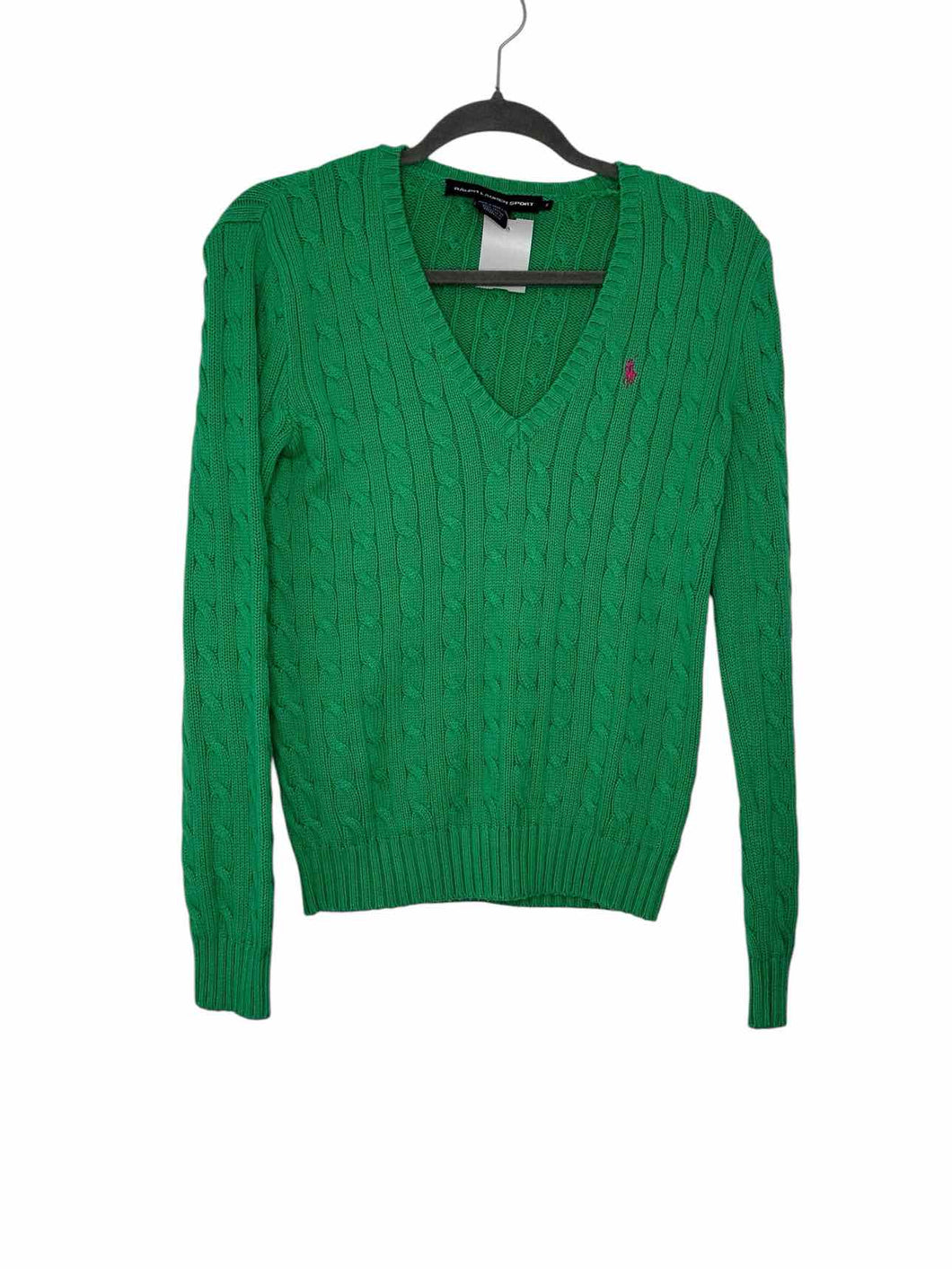 Ralph Lauren Sport Size Medium Green Pre-Owned Sweater- Ladies