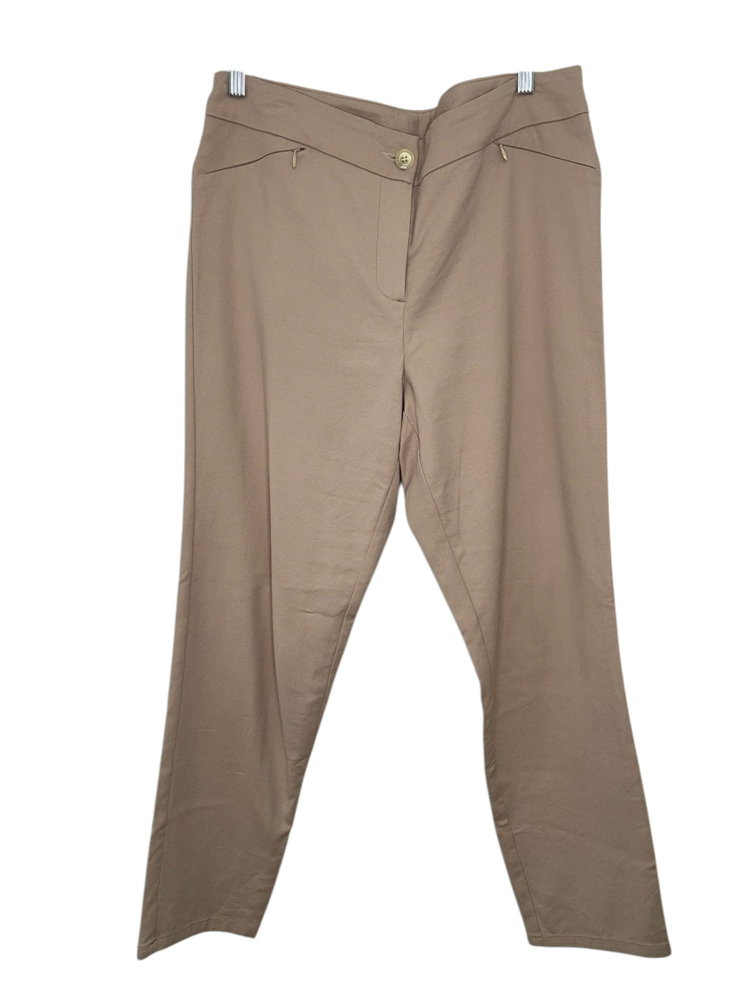 Size 10 Beige Pre-Owned Pants- Ladies