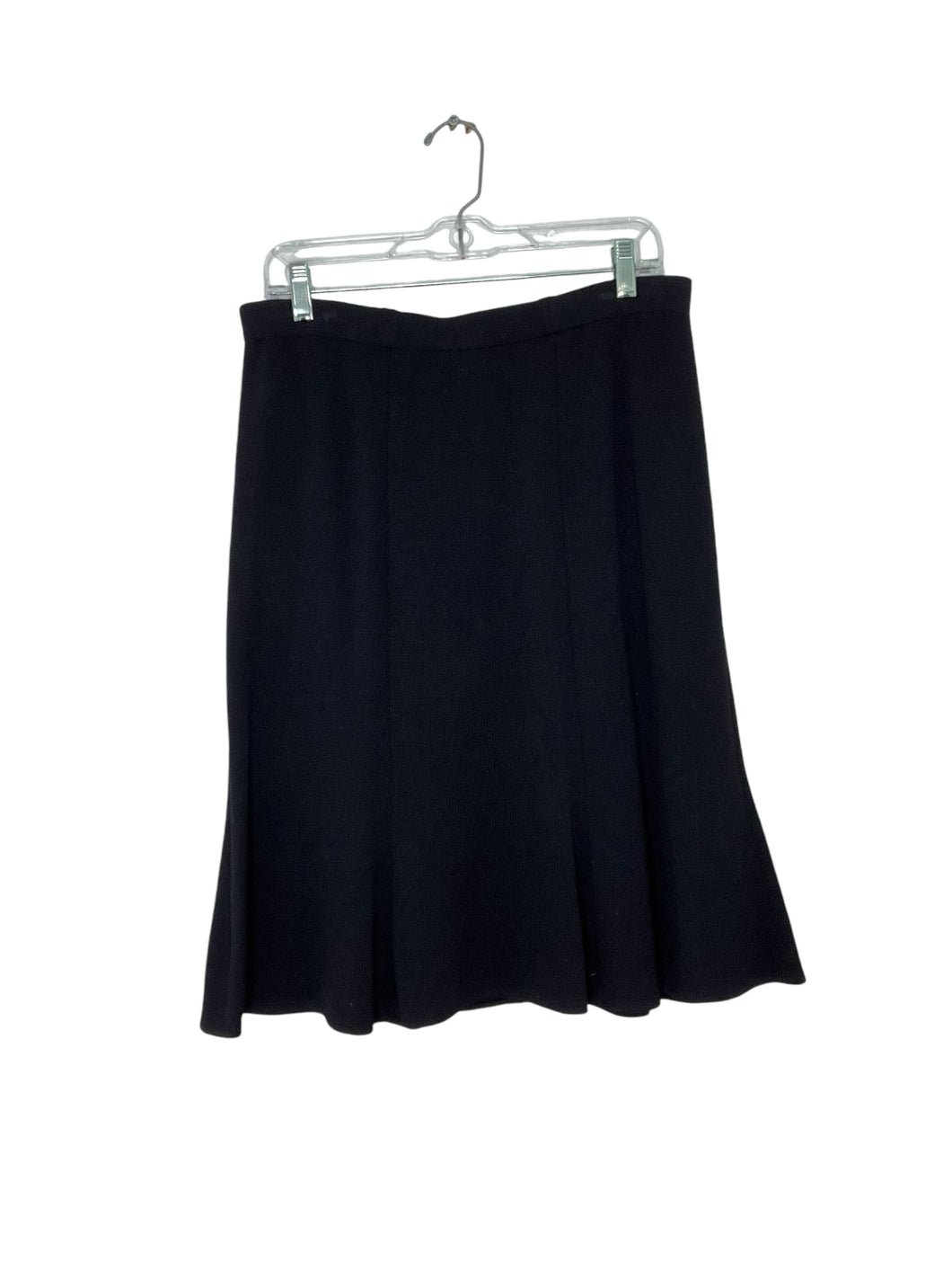 St John Size 14 Black Pre-Owned Skirt- Ladies