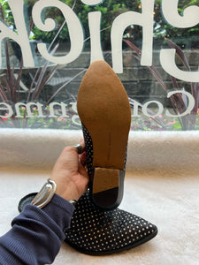 Rebecca Minkoff Size 8 Black Print Shoes- Ladies
