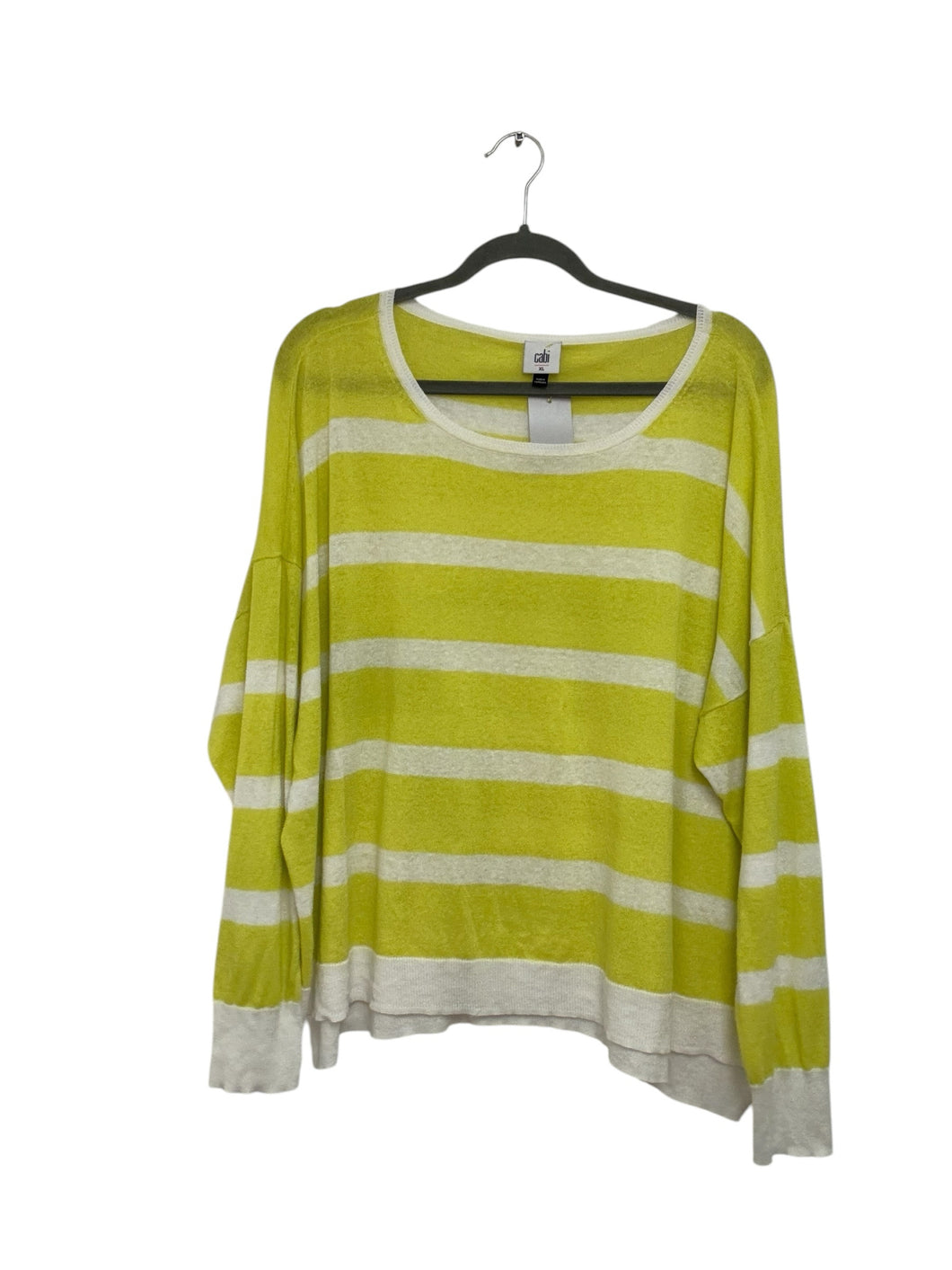 Cabi Size X-Large Lime Green Pre-Owned Sweater- Ladies