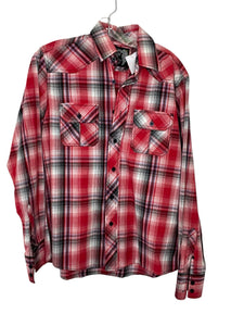 Size Small Red Plaid Pre-Owned Shirt- Ladies