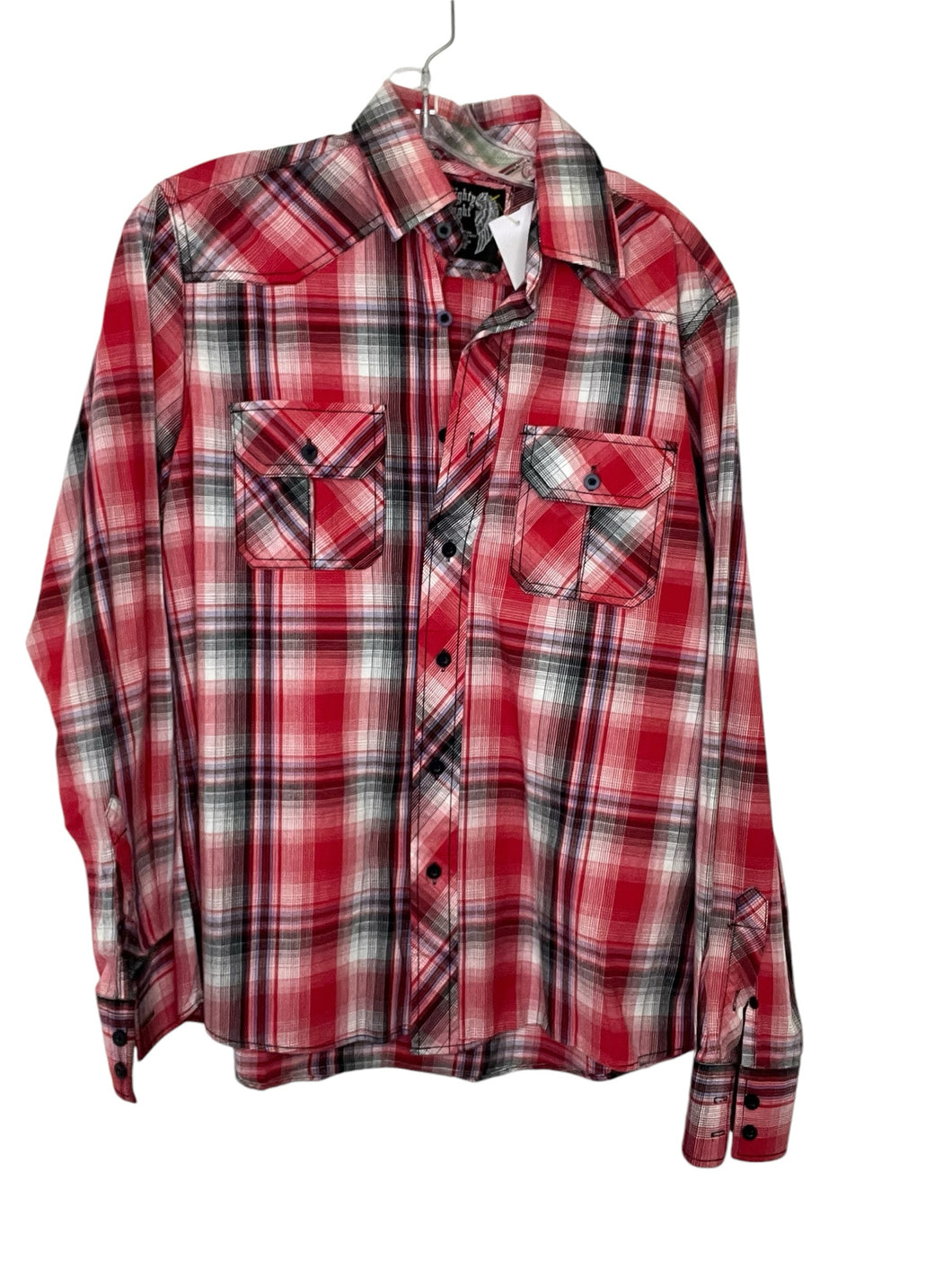 Size Small Red Plaid Pre-Owned Shirt- Ladies