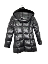 Load image into Gallery viewer, Size X- Small Black Coat- Ladies
