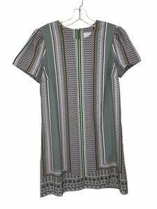 Size Small Green Stripe Pre-Owned Dress- Ladies