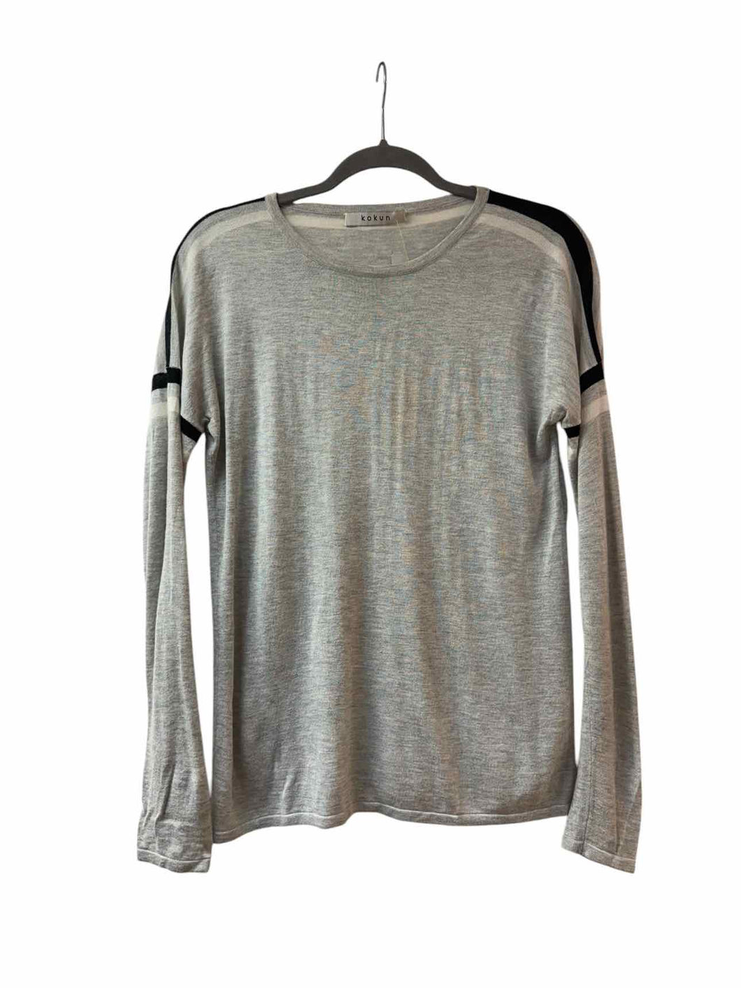 Kokun Size X- Small Grey Pre-Owned Sweater- Ladies