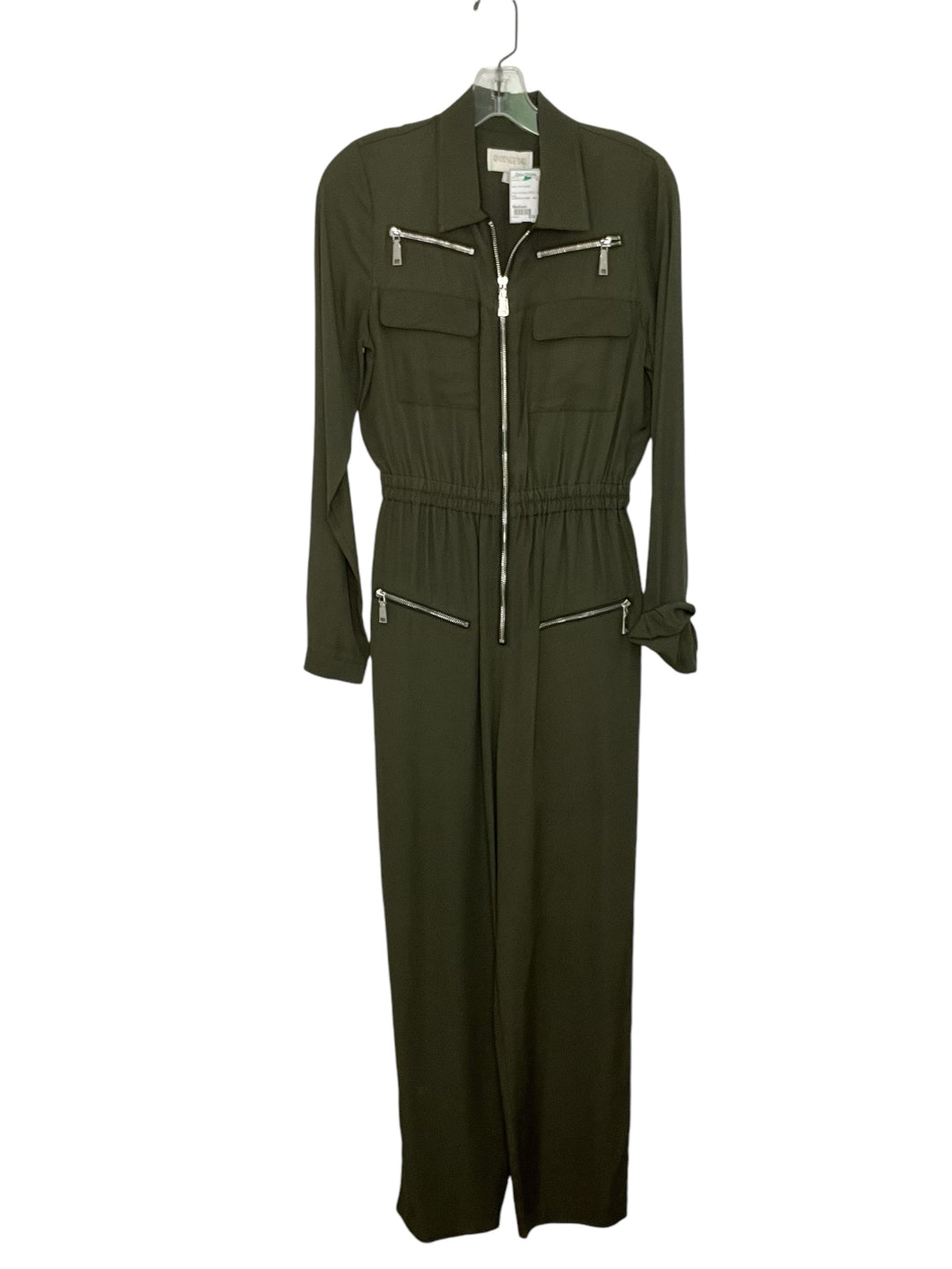 Size Medium Olive Pre-Owned Jumpsuit- Ladies