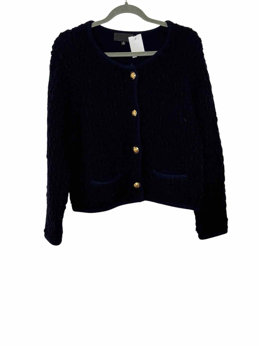 Nili Lotan Size Large Navy Pre-Owned Sweater- Ladies