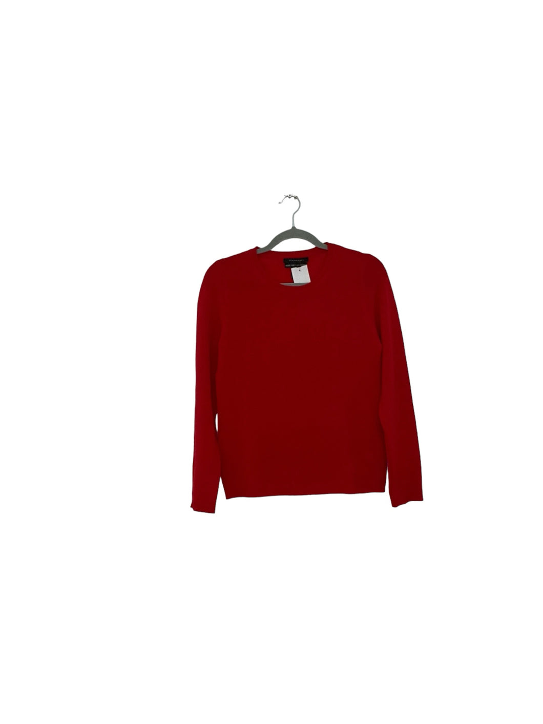 Tahari Size Medium Red Pre-Owned Sweater- Ladies