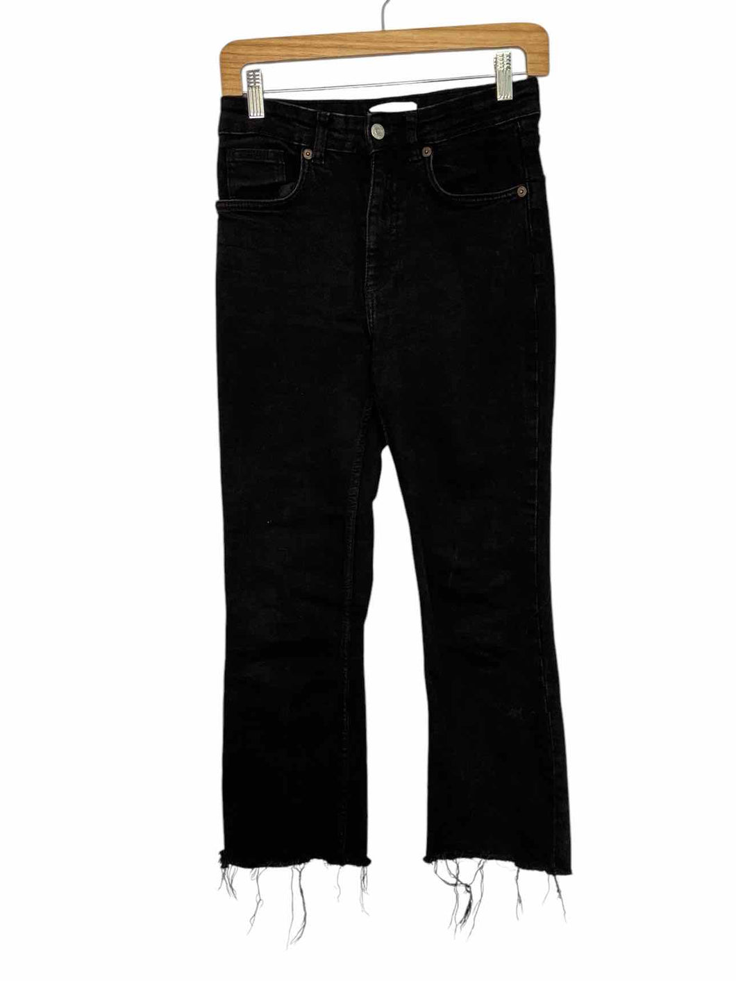 Zara Size 4 Black Pre-Owned Jeans- Ladies