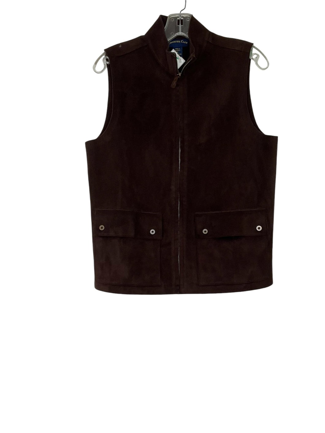 Charter Club Size Small Brown Pre-Owned Vest- Ladies