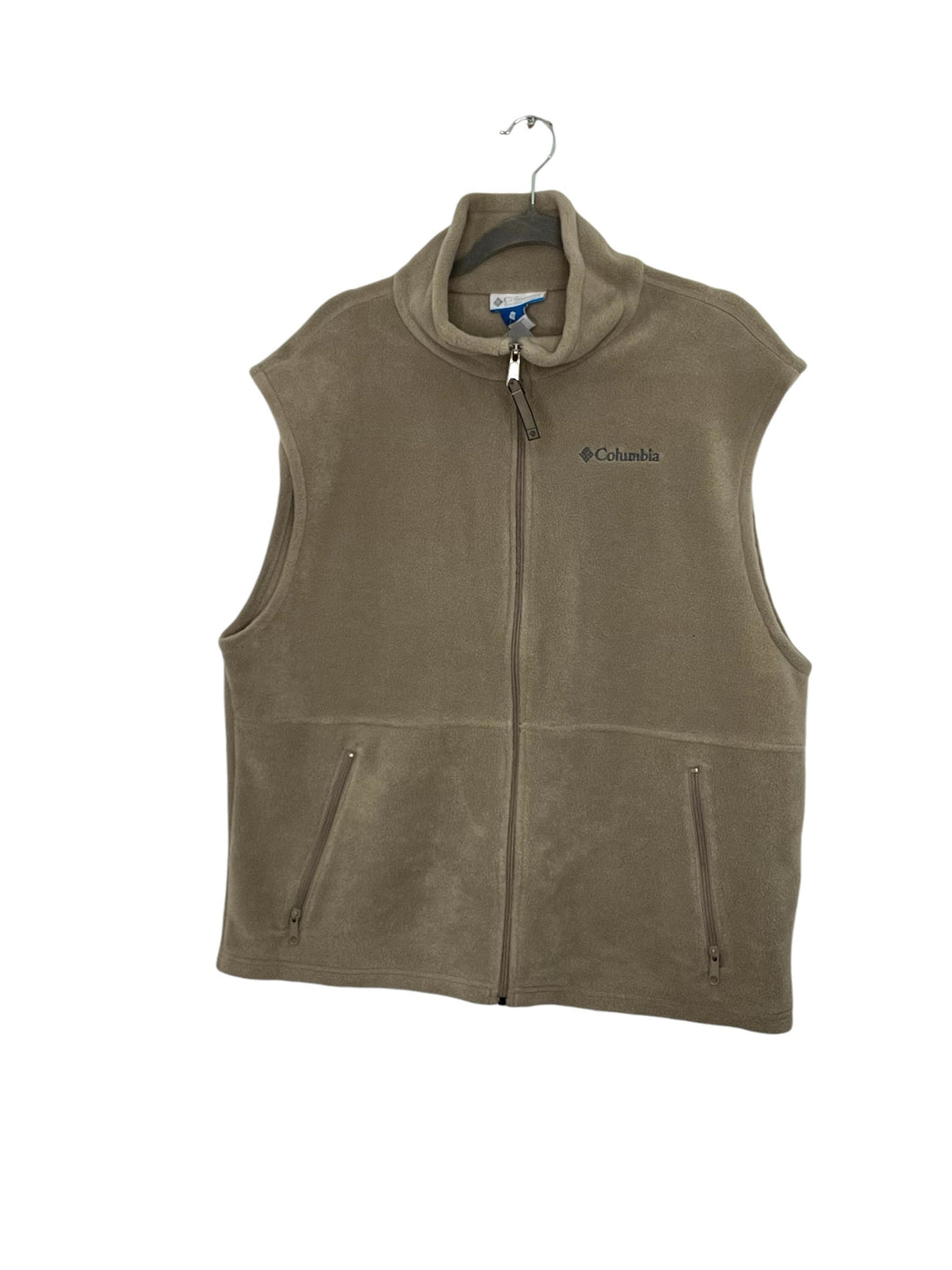 Columbia Size L Beige Pre-Owned Vest- Mens