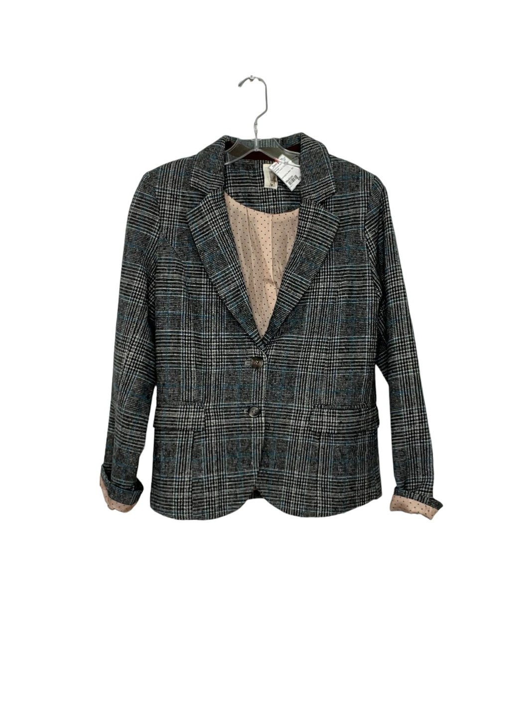 Birdcage Size Medium Grey Tweed Blazer/Indoor Jacket- Ladies