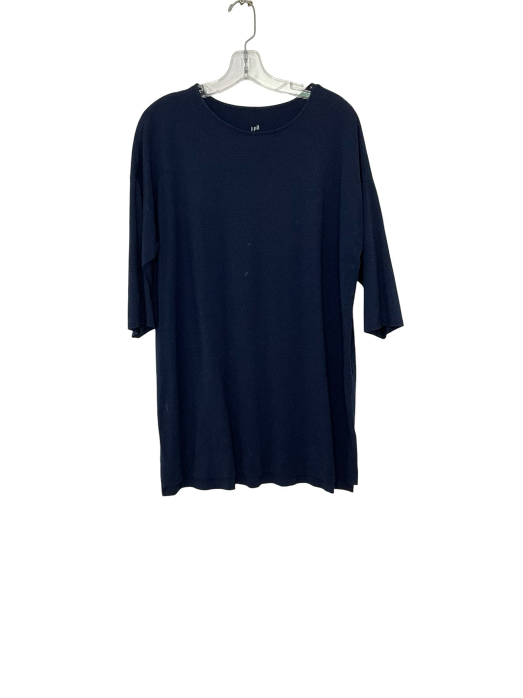 J Jill Size Large Navy Pre-Owned Top- Ladies