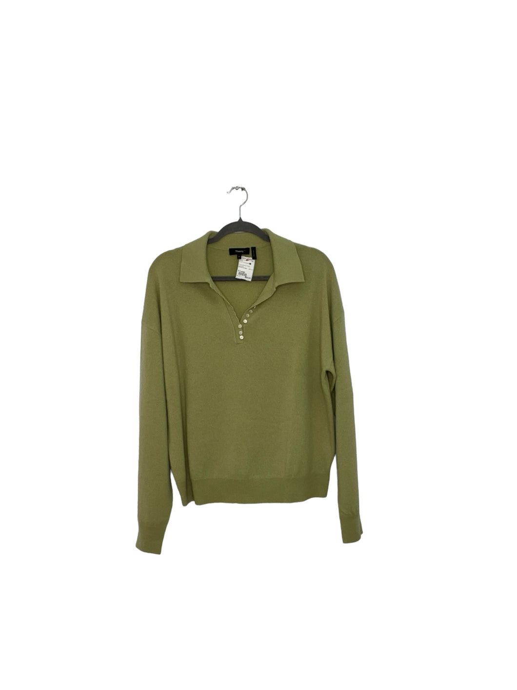 Theory Size X-Large Green Pre-Owned Sweater- Ladies