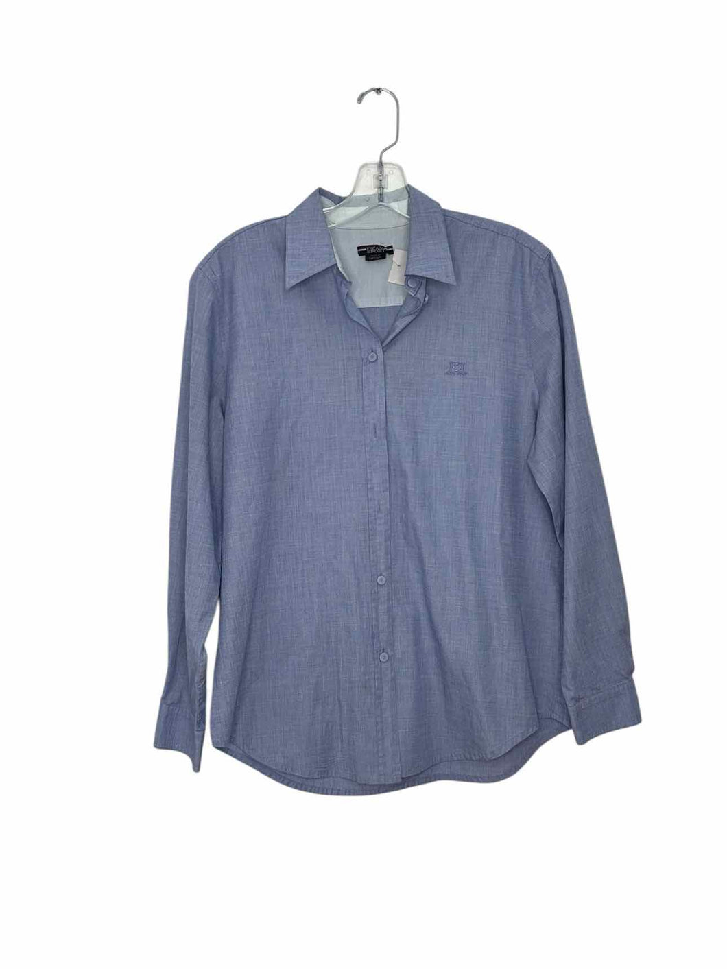 Escada Sport Size Medium Blue Pre-Owned Shirt- Ladies