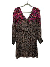 Load image into Gallery viewer, Anthropologie Size 10 Black Floral Pre-Owned Dress- Ladies
