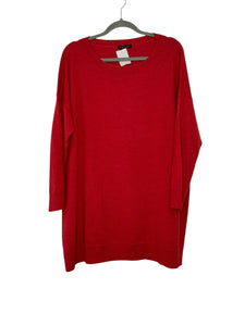 Eileen Fisher Size Large Red Pre-Owned Sweater- Ladies