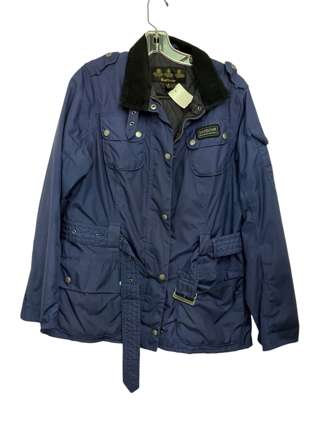 Barbour Size 12 Blue Pre-Owned Jacket- Ladies