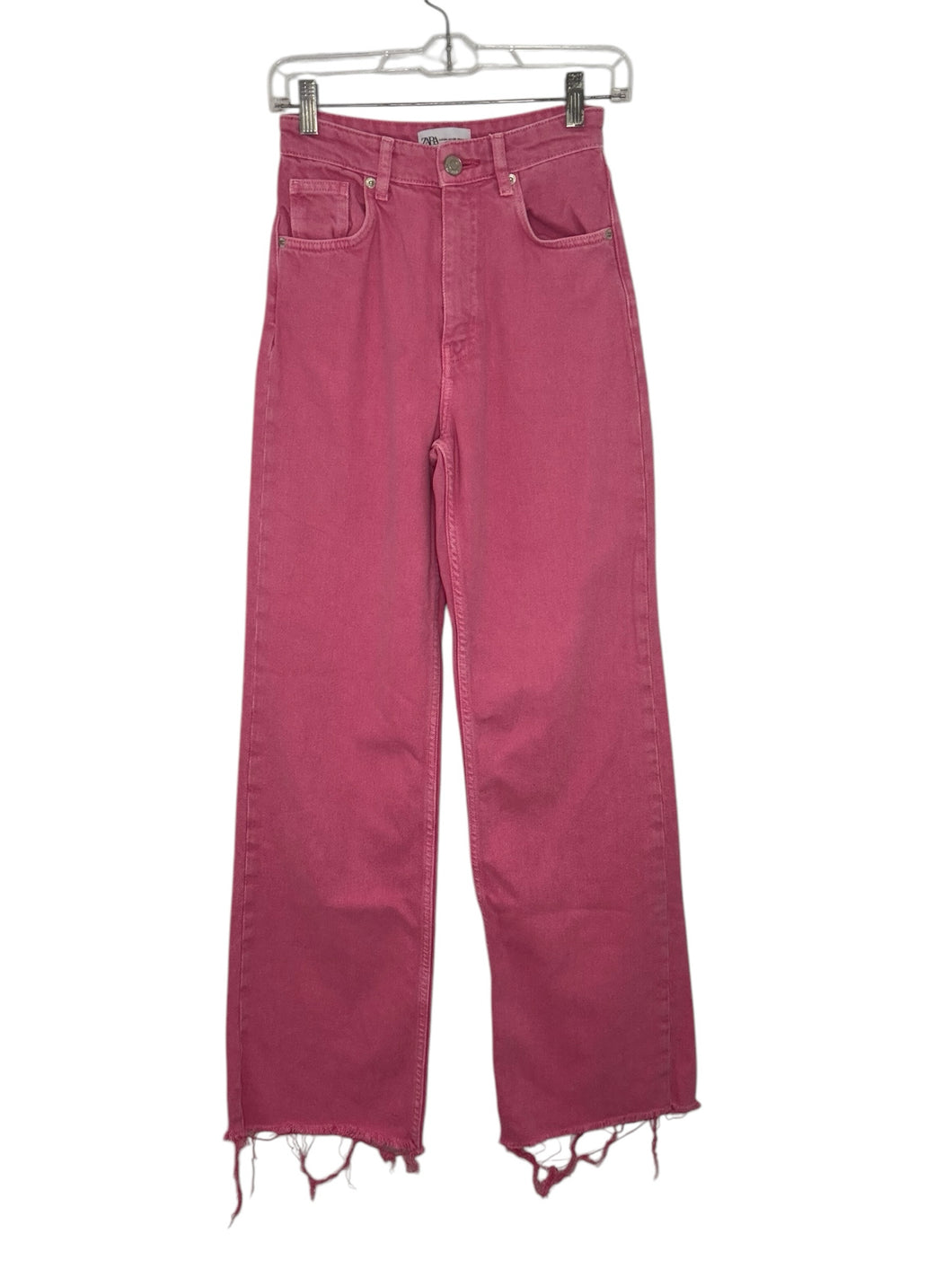 Zara Size 2 Hot Pink Pre-Owned Jeans- Ladies