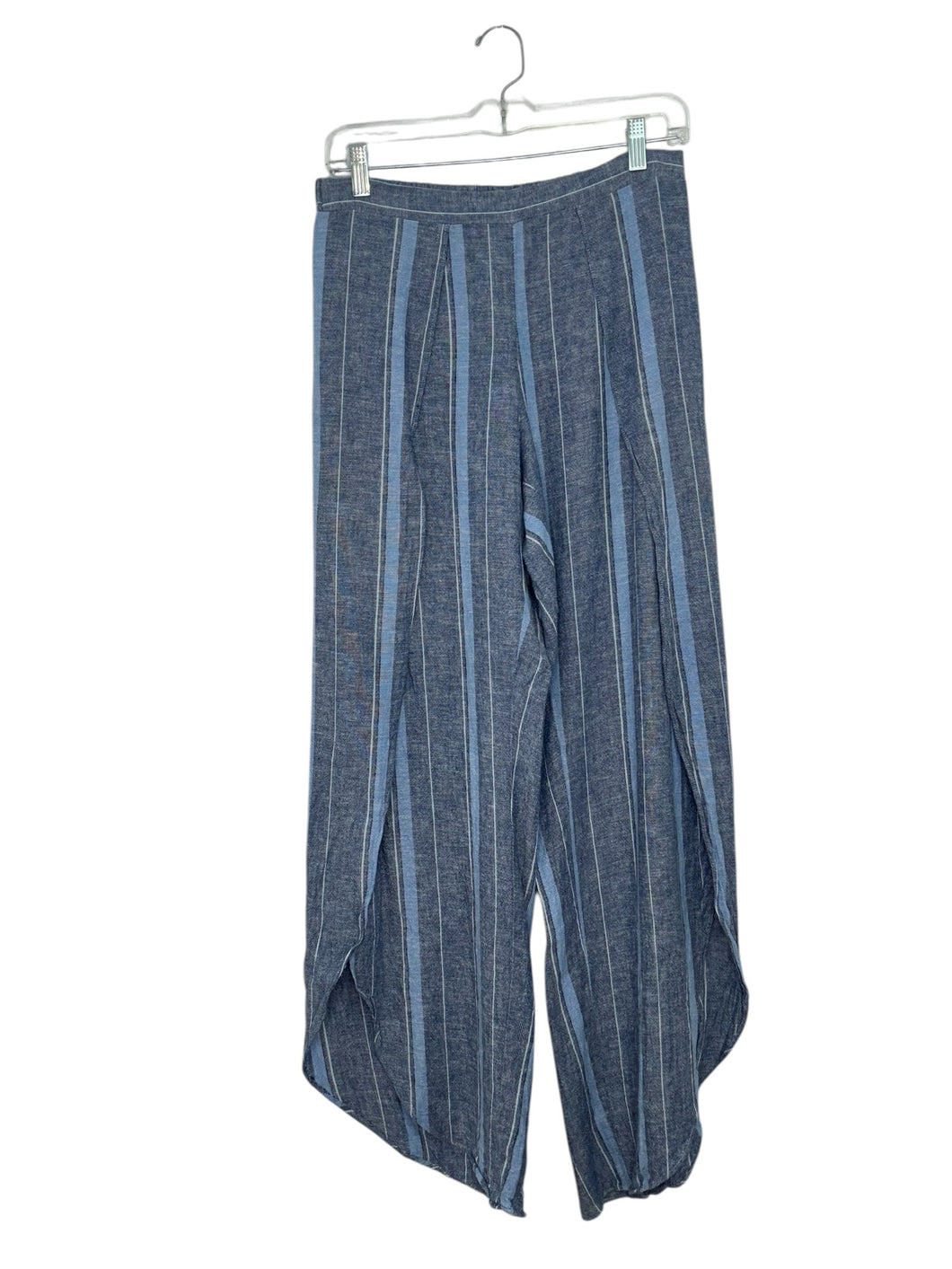 Drew Size Medium Blue Stripe Pre-Owned Pants- Ladies