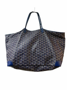 Goyard Size GM Navy Print Pre-Owned Purse- Ladies