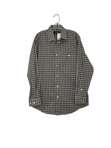 Orvis Size M Blue Plaid Pre-Owned Shirt- Mens