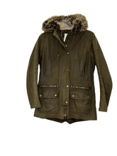 Load image into Gallery viewer, Barbour Size 8 Olive Pre-Owned Jacket- Ladies
