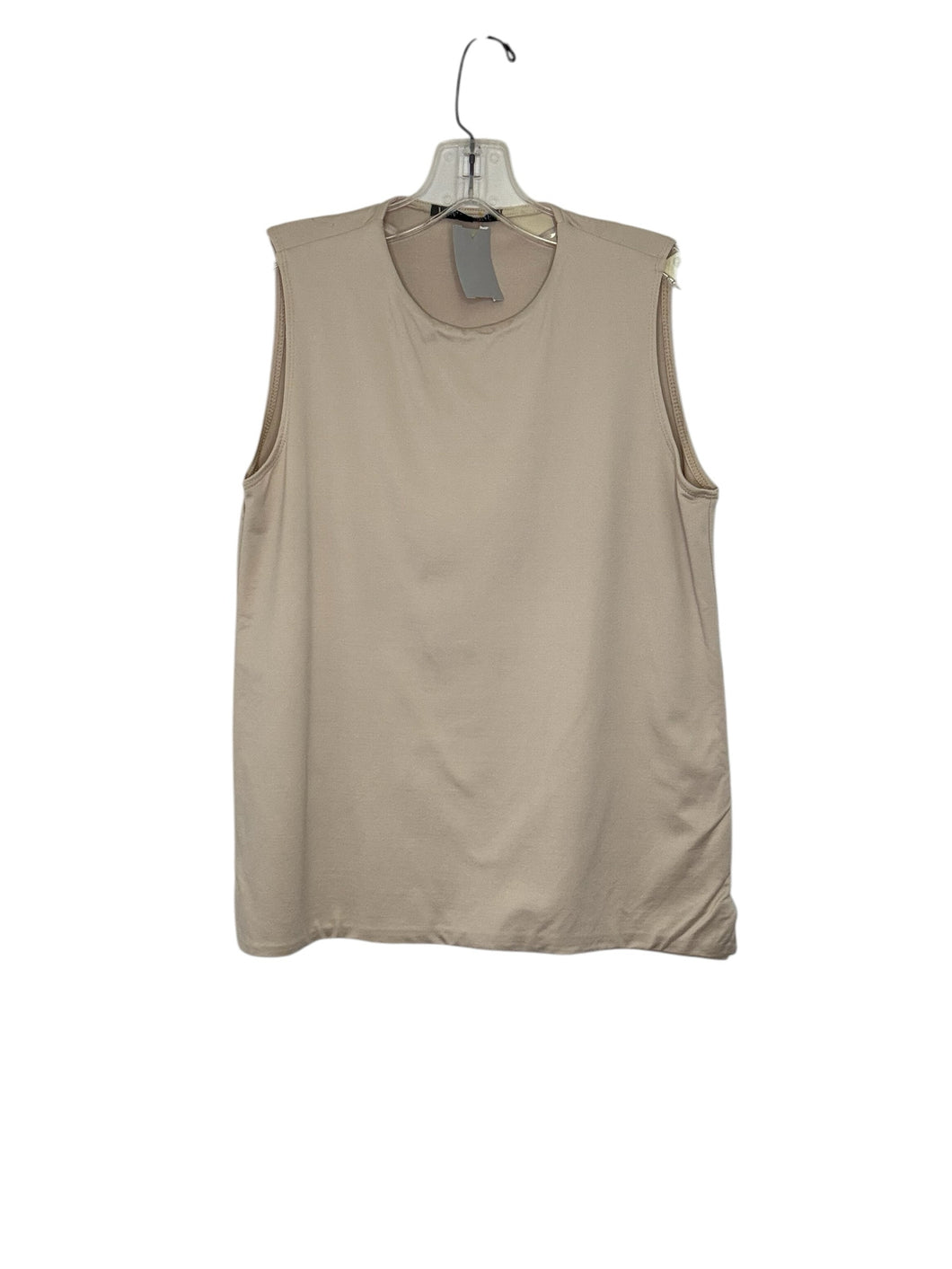 Anue Ligne Size Medium Beige Pre-Owned Tank Top- Ladies