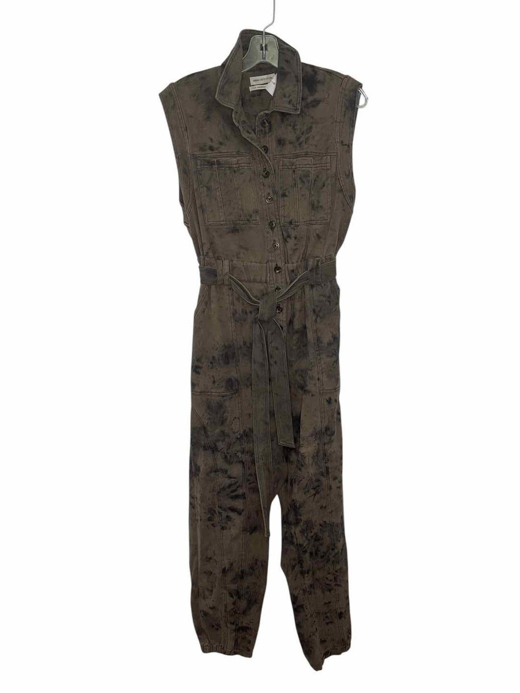 Urban Outfitters Size Small Olive Pre-Owned Jumpsuit- Ladies