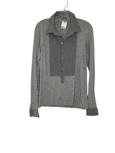 Burberry Size Small Grey Pre-Owned Shirt- Ladies