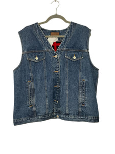 Pendleton Size 1X Denim Pre-Owned Vest- Ladies