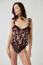 Load image into Gallery viewer, Free People Size X- Small Maroon Print Bodysuit- Ladies
